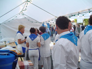 et en bleu pour le Haillan est dans la Place